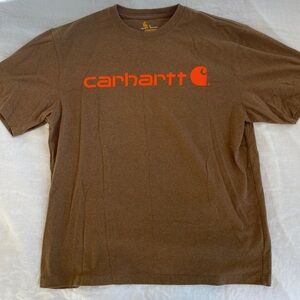 Carhartt Brown T-Shirt Size Large